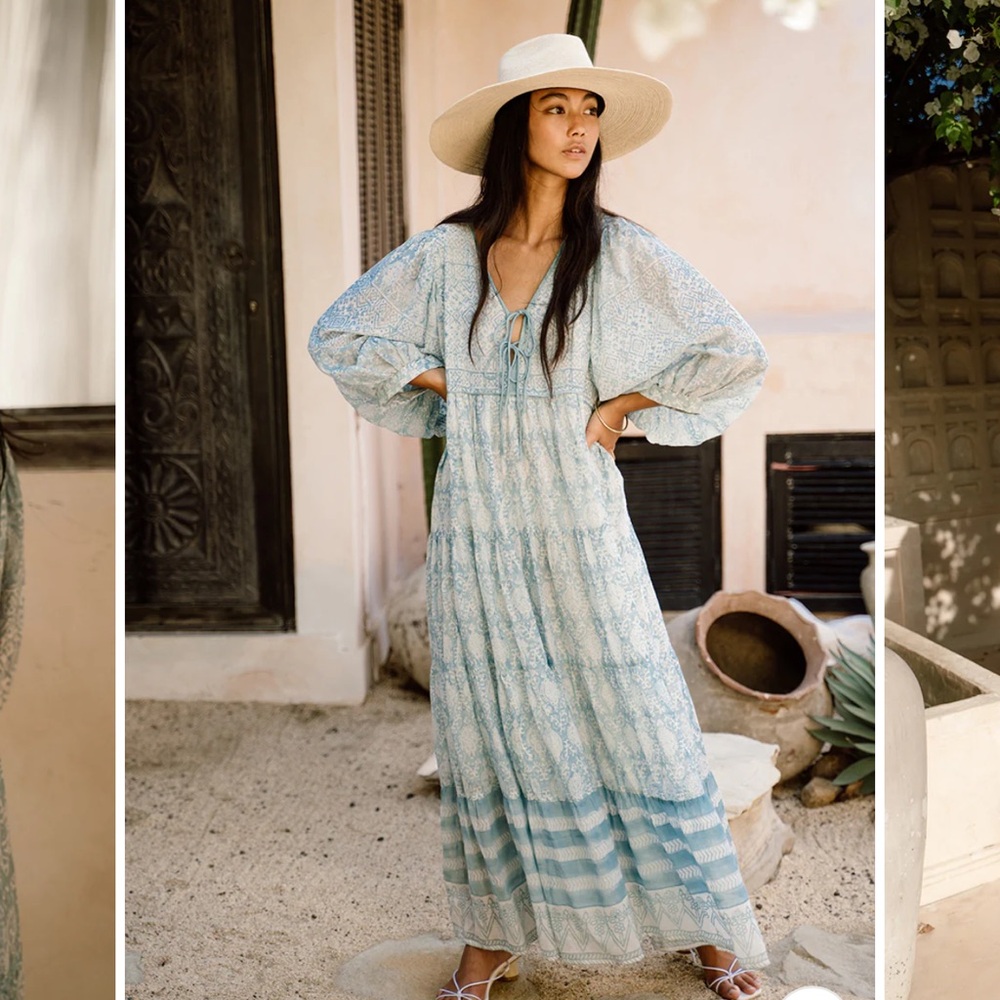 Daughters of India Jasmine Maxi Dress Size XL